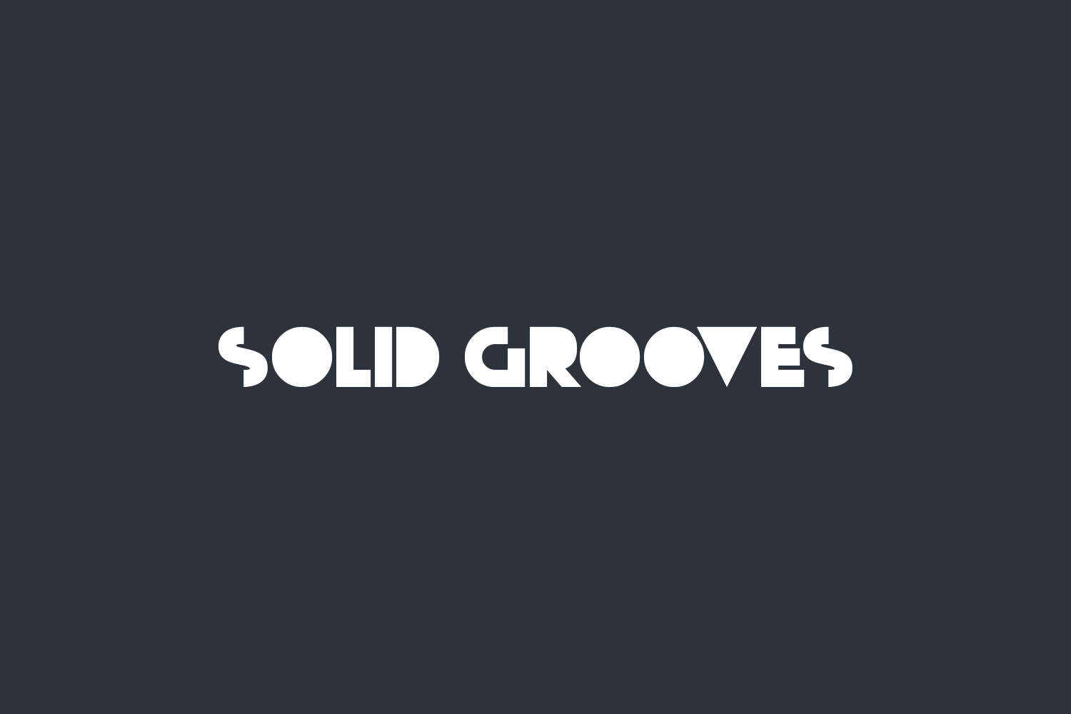 Solid Grooves Free Font