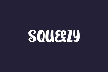 Squeezy Free Font