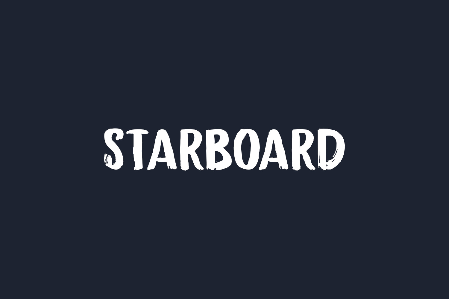 Starboard Free Font