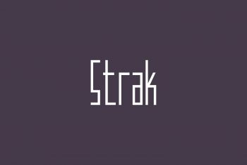 Strak Free Font