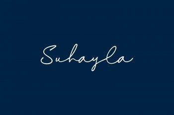 Suhayla Free Font