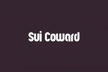 Sui Coward Free Font