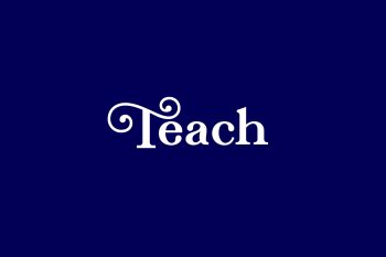 Teach Free Font