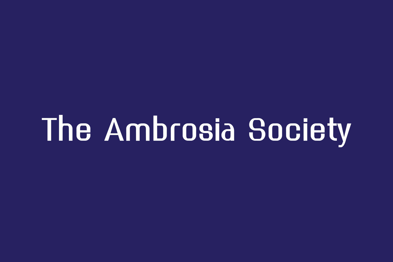 The Ambrosia Society Free Font