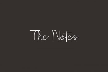 The Notes Free Font