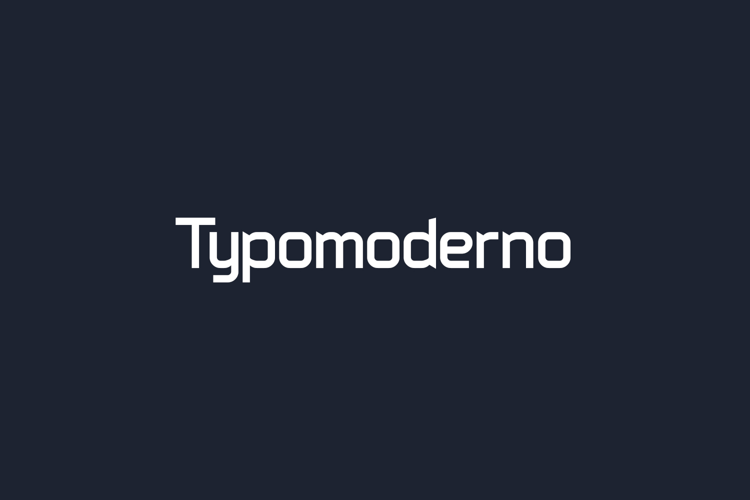 Typomoderno Free Font