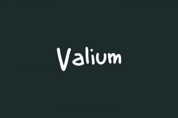 Valium Free Font