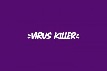 Virus Killer Free Font