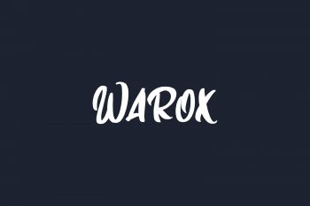 Warox Free Font