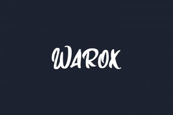 Warox Free Font