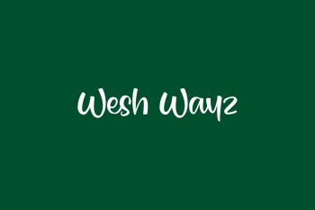 Wesh Wayz Free Font