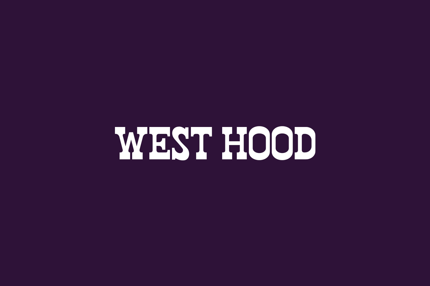 West Hood Free Font