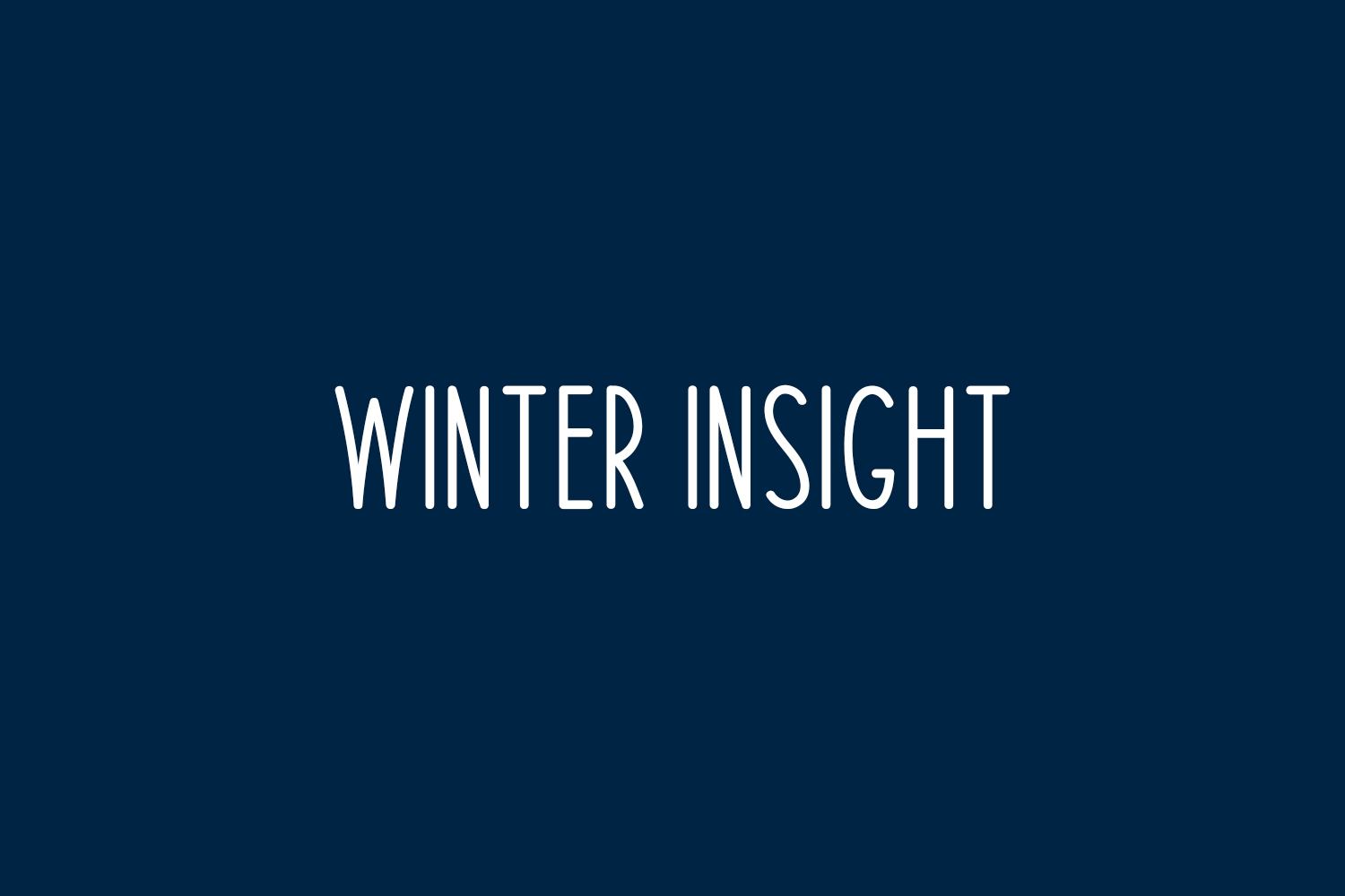 Winter Insight Free Font