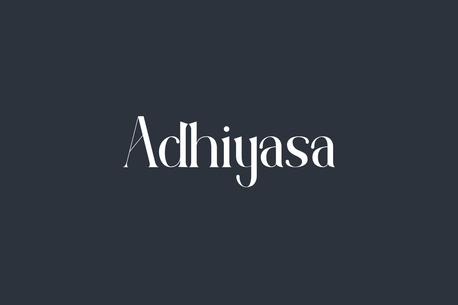 Adhiyasa Free Font
