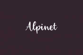 Alpinet Free Font