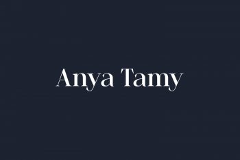 Anya Tamy Free Font