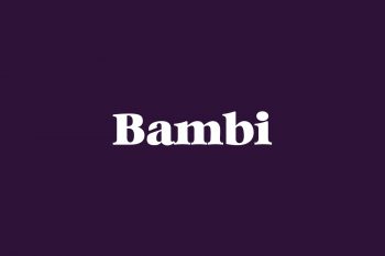 Bambi Free Font