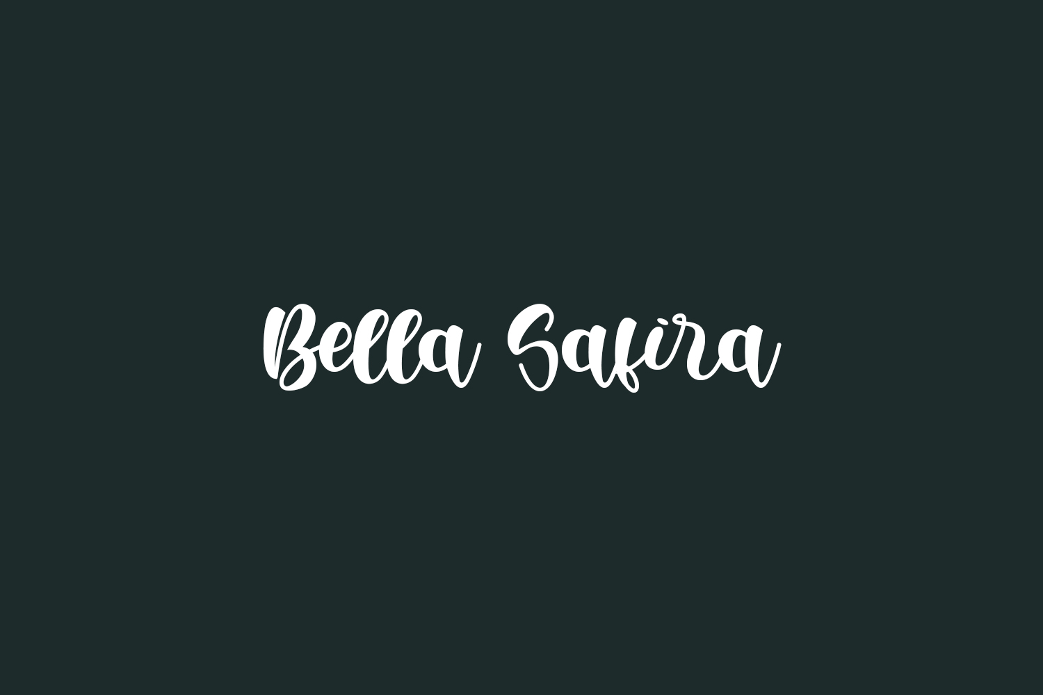 Bella Safira Free Font