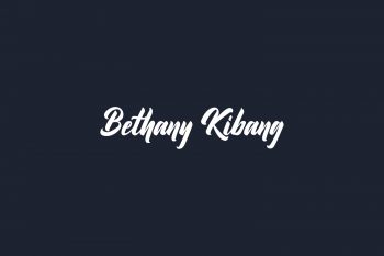 Bethany Kibang Free Font