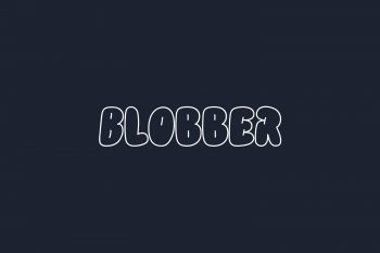 Blobber Free Font