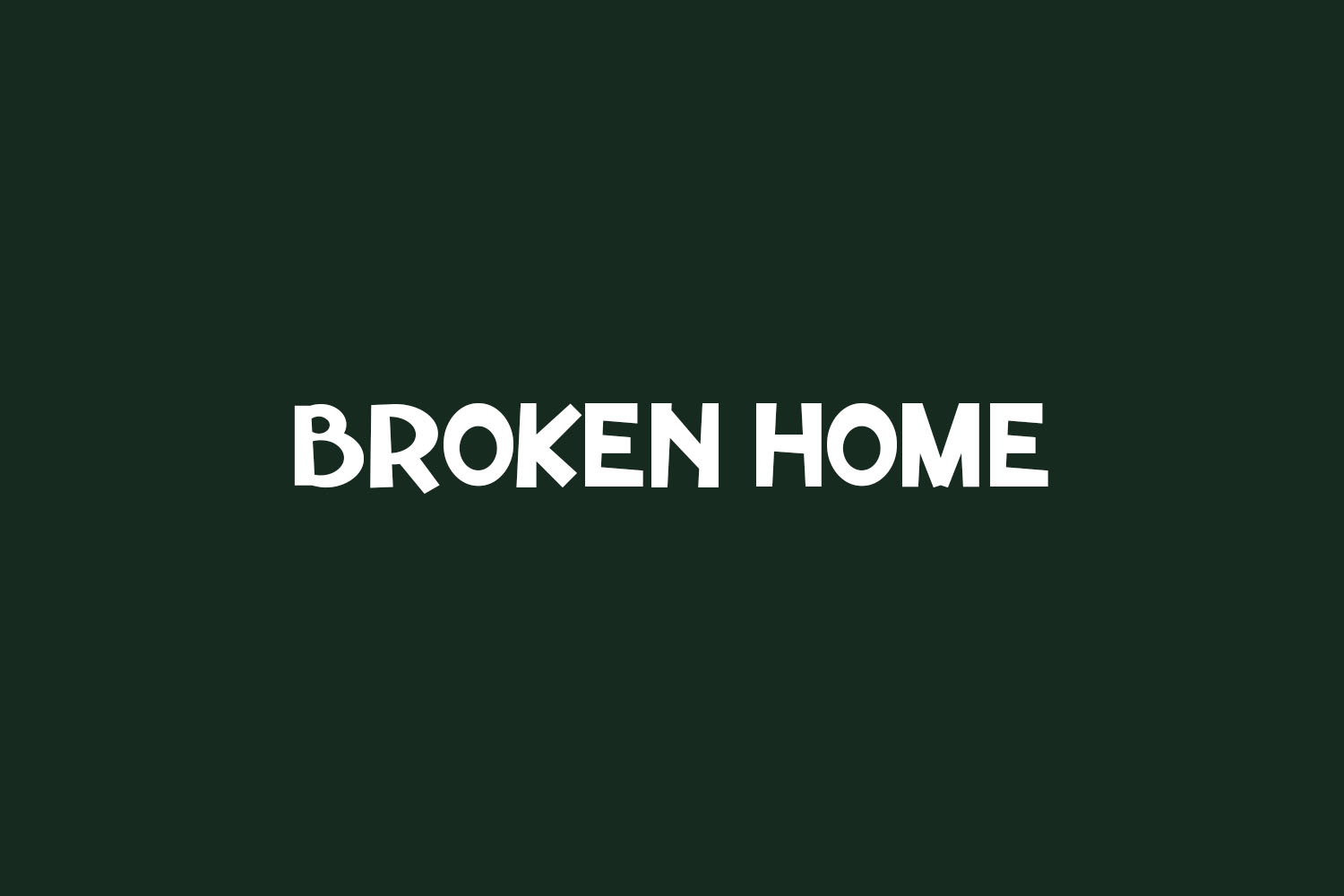 Broken Home Free Font