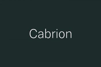 Cabrion Free Font