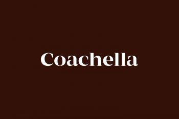 Coachella Free Font