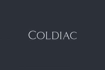 Coldiac Free Font