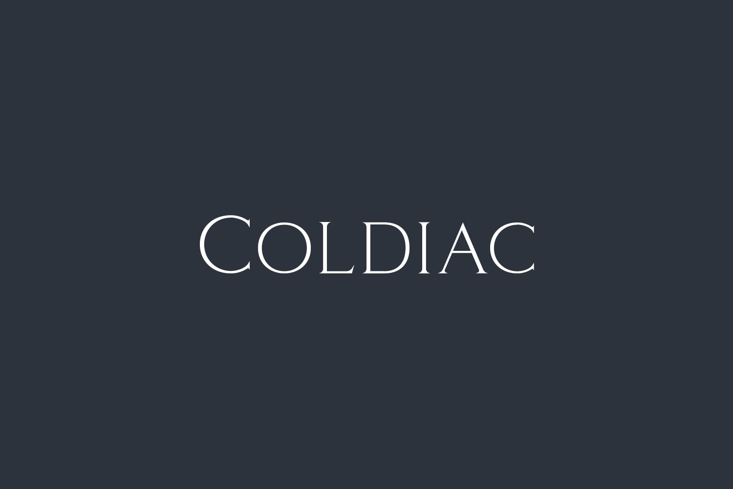 Coldiac Free Font