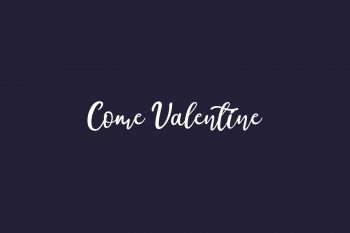 Come Valentine Free Font
