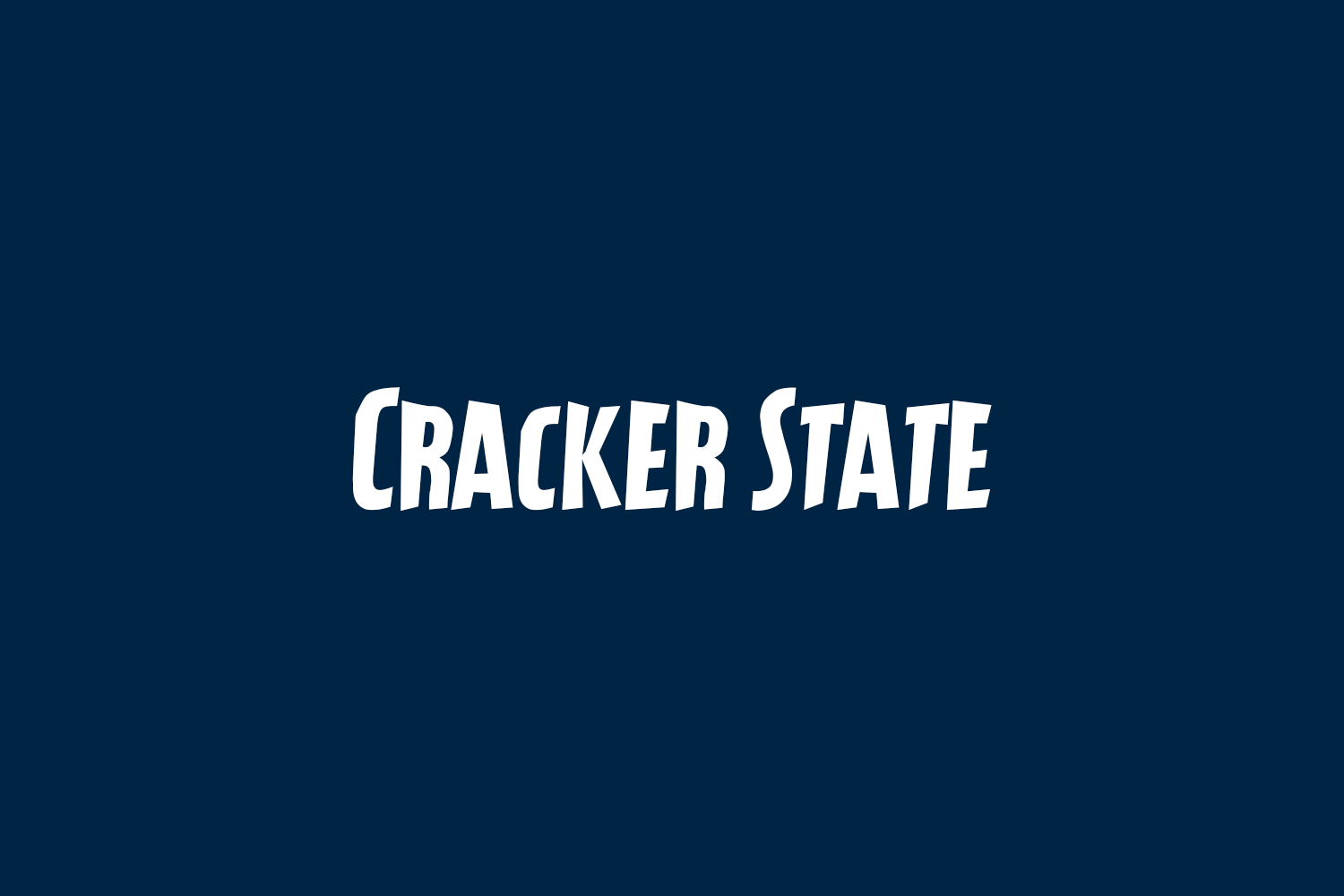 Cracker State Free Font