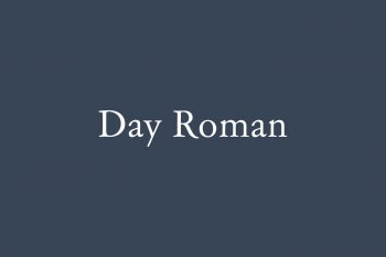 Day Roman Free Font