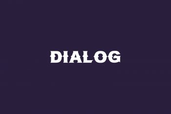 Dialog Free Font
