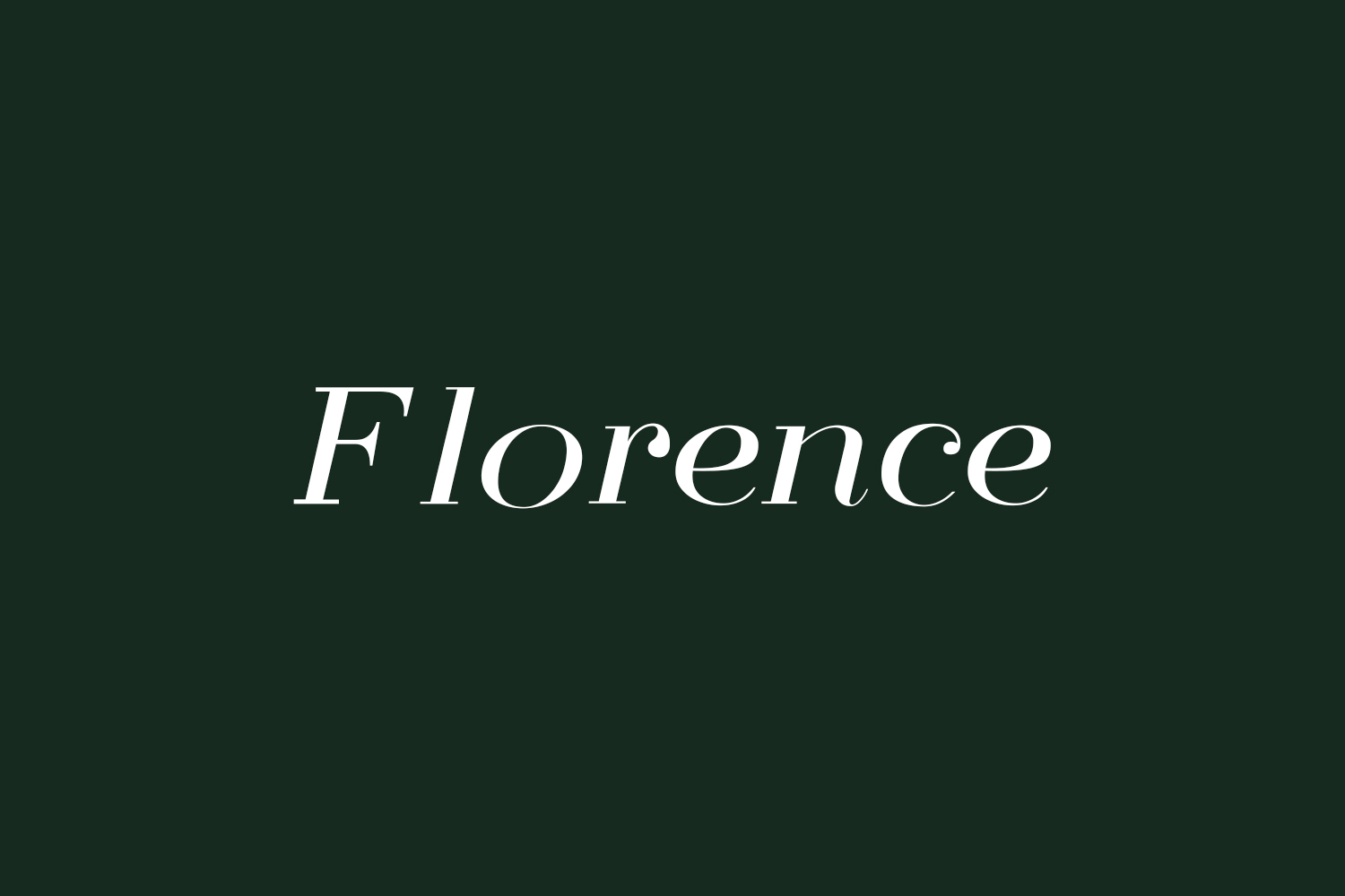 Florence Free Font