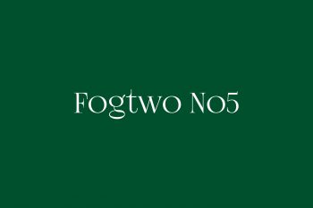 Fogtwo No5 Free Font