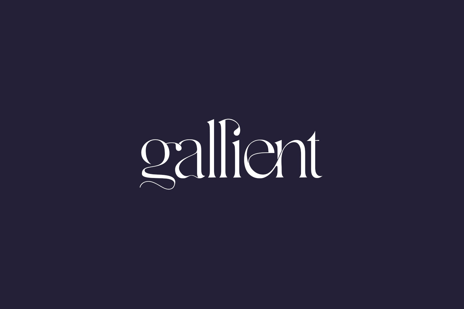 Gallient Free Font