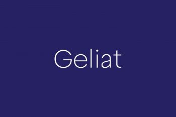 Geliat Free Font