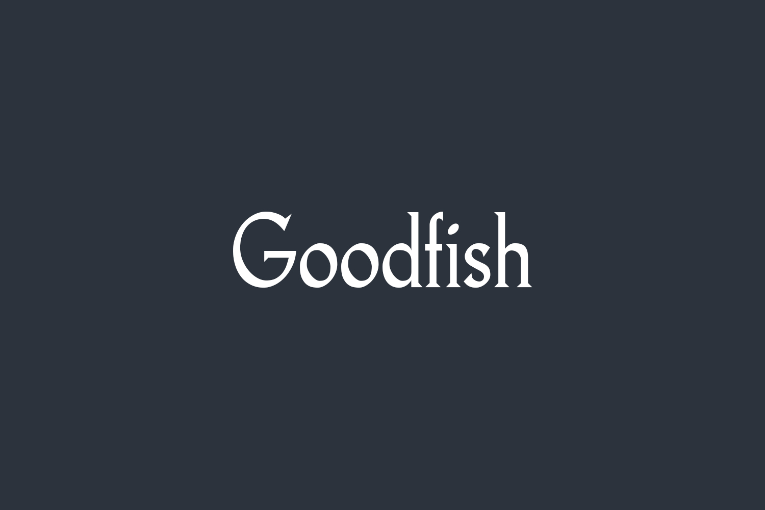 Goodfish Free Font