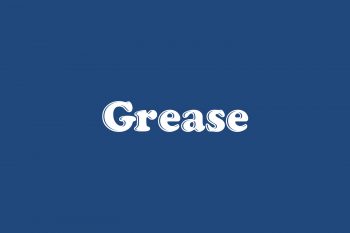 Grease Free Font