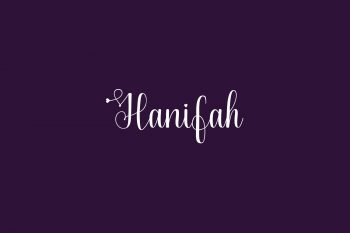 Hanifah Free Font