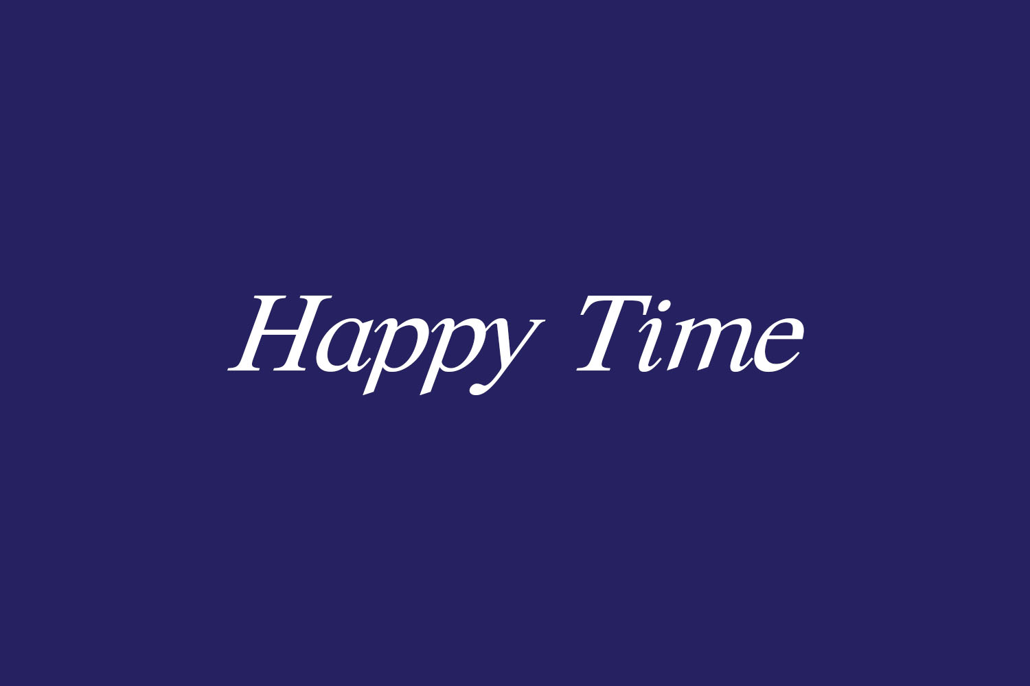 Happy Time Free Font