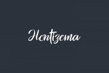 Hontizema Free Font