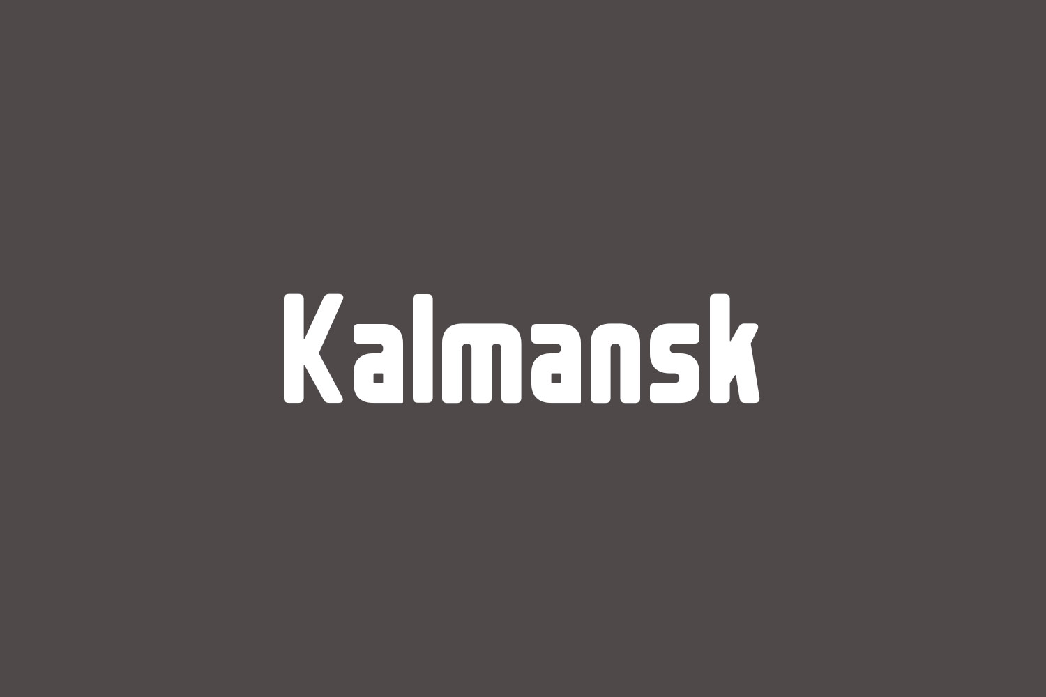 Kalmansk Free Font
