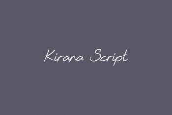 Kirana Script Free Font