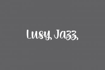 Lusy Jazz Free Font