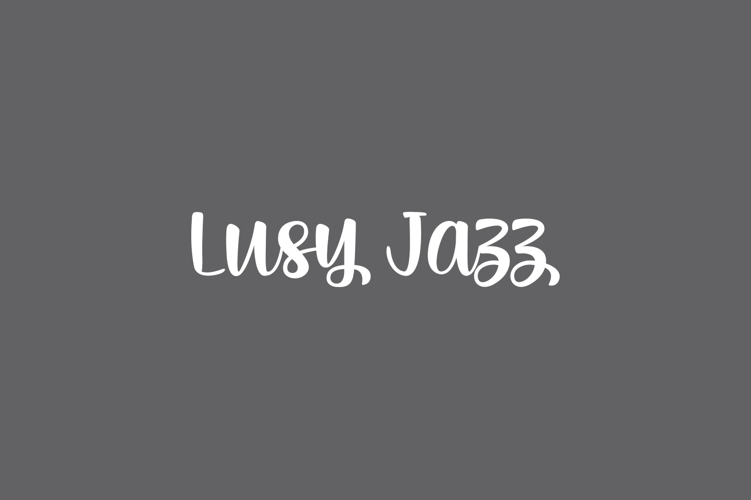 Lusy Jazz Free Font