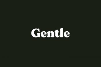 Gentle Free Font