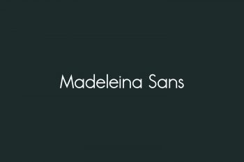 Madeleina Sans Free Font