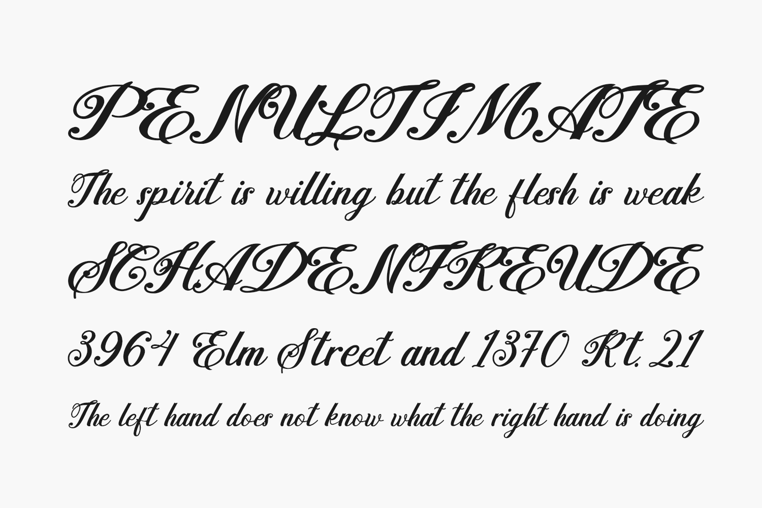 Madena Parlling Free Font