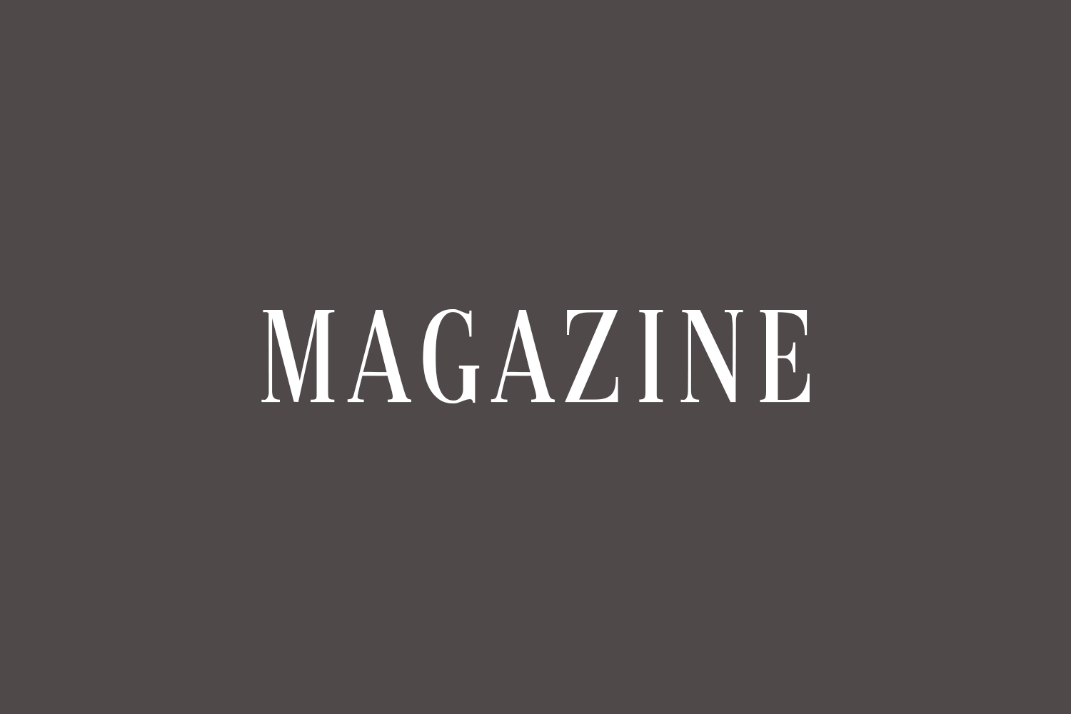 Magazine Free Font